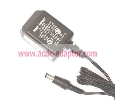 Genuine 6V DC 100mA Hello Direct 1605 AC DC Power Supply Adapter Charger